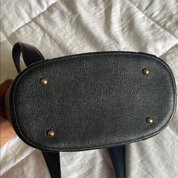 MCM Black and Gold Textured Tote - Picture 5 of 9